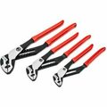 Apex Tool Group Crescent® Z2 K9„¢ Straight Jaw Dipped Handle Tongue & Groove Plier Set of 3 Pieces RTZ2SET3